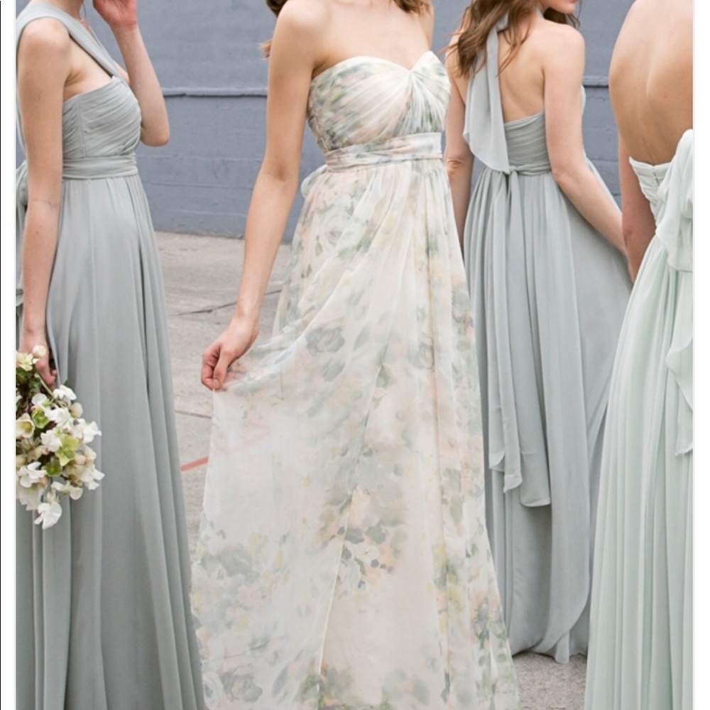 Jenny Yoo X BHLDN Nyla print bridesmaid dress
